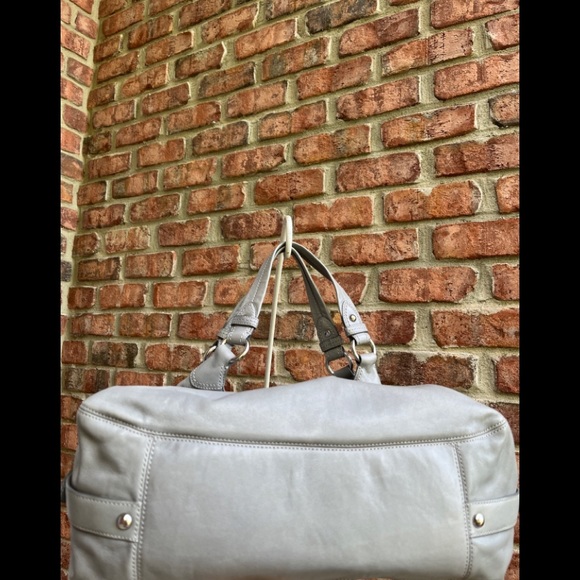 Coach Maggie Gray Leather Hobo Shoulder Bag Handbag Large Dustbag - Picture 6 of 12